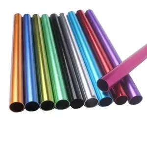 Manufacturer Customized Color Anodized Aluminum Decorative Round Square Oval Tube