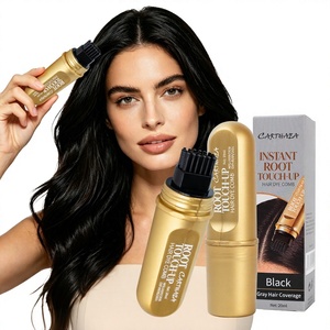 Tinta per <span class=keywords><strong>Capelli</strong></span> Nera Istantanea a Marchio Privato, 3 Colori, Facile da Usare, Basso Contenuto di <span class=keywords><strong>Ammoniaca</strong></span>, Copre i <span class=keywords><strong>Capelli</strong></span> Grigi, Naturale, Resistente al Sudore, <span class=keywords><strong>con</strong></span> Pettine - Product Image 2