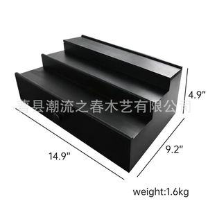 Cross-<b>border</b> wooden cosmetic storage box with drawers, tiered perfume <b>display</b> rack, wooden counter perfume <b>display</b> rack - Product Image 3