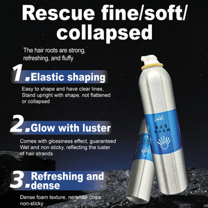 <span class=keywords><strong>Cire</strong></span> coiffante en mousse OSON à tenue forte - Tenue longue durée, volumisante, pour cheveux courts masculins et couronne haute féminine - Product Image 2