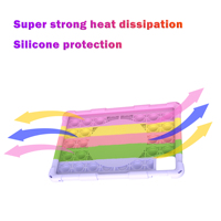 Funda de Silicona Antiestrés para Xiaomi Tablet 5/5 Pro de 11 Pulgadas, Diseño de Dibujos Animados Giratorio, Resistente a Caídas y Golpes