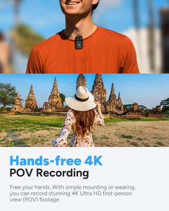 Caméra d'action 4K SJCAM C200 Pro 20MP avec stabilisation gyroscopique 6 axes, étanche 40M, Wi-Fi, pour Vlogging - Product Image 5