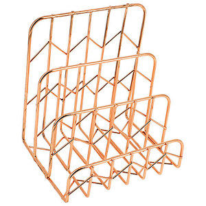 Commercio all'ingrosso Decorativo Set Di 2 del Metallo In Oro Rosa Filo Libro si conclude Supporta per Scaffali di <span class=keywords><strong>Libri</strong></span> - Product Image 6