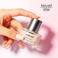 SAGALAGA Vernis à ongles à base d'eau en flacon de verre de 15 ml, séchage à l'air, bonne odeur, halal, vernis à ongles personnalisé avec logo de marque privée