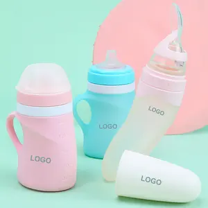 OEMODMカスタムリークプルーフ新生児哺乳瓶ギフトセット哺乳瓶セット