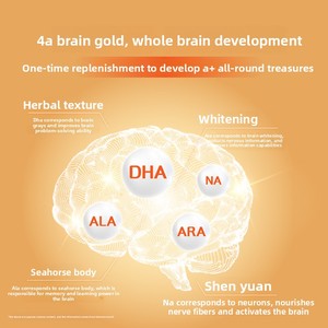 Wright Life 250mg <span class=keywords><strong>DHA</strong></span> kapsul minyak ganggang suplemen kesehatan konten tinggi untuk persediaan pertumbuhan anak-anak 30 kapsul 2 Kapsul - Product Image 4