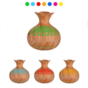 <span class=keywords><strong>Humidificador</strong></span> Portátil con Luz Nocturna LED <span class=keywords><strong>de</strong></span> 7 Colores, USB con Acabado <span class=keywords><strong>de</strong></span> Madera, Nebulizador Ultrasónico <span class=keywords><strong>de</strong></span> Aire para el Hogar y la Oficina - Product Image 3