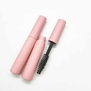 Tubo de rímel de plástico de 5ml y 10ml con varita de pestañas, contenedor de rímel rosa con tapa - Product Image 3