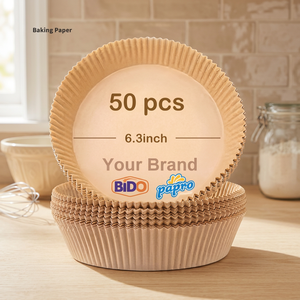 Papier sulfurisé jetable L Brand Grade D pour friteuse à air, sans huile, pratique et sain, pour usage professionnel et DIY, garantie 3 ans, outils à main - Product Image 3