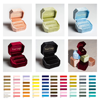 FORTE Coffret Cadeau de Rangement à Bijoux en Velours, Style Vintage Antique, Boîtes à Bijoux Personnalisées, Nouveauté
