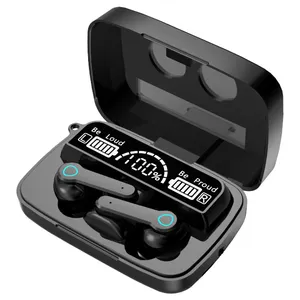 NEU M19 Earbuds Games Kopfhörer Touch Wasserdichtes Mini-Headset LED Digital Display Ohrhörer M19 Tws 5.0 Wireless Ear phone