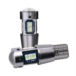 Ampoule T10 3W à haute luminosité pour feux de positionnement de voiture, lentille de contour super lumineuse, feux de jour LED bleu glace, petite lumière - Product Image 5