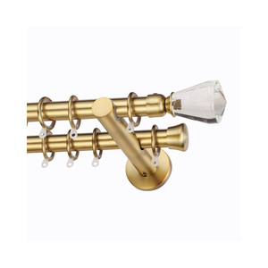 Accessoires de finition pour tringles <span class=keywords><strong>à</strong></span> rideaux en cristal de style européen moderne pour les extrémités des tringles <span class=keywords><strong>à</strong></span> rideaux - Product Image 1