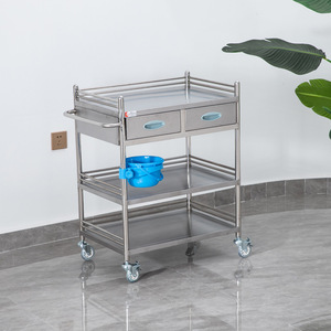 Multifunctional stainless steel <b>trolley</b>, instrument cart, beauty <b>tool</b> cart, laboratory instrument cart, nursing and surgical - Product Image 5