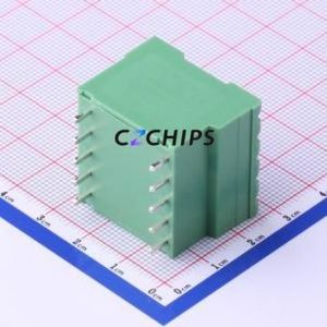 KF2EDGVH-5.08-2*5P Plug-in Terminal Block Through hole,P=5.08mm Connector Board-to-Board / Socket - Closed 2x5P 5.08mm Green - Product Image 1