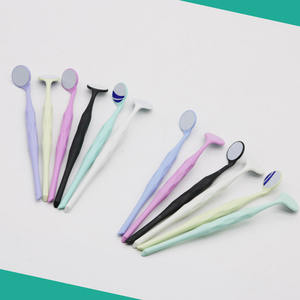 Espejo Bucal para Examen Dental, Acero Inoxidable, Mango de Plástico de Una o Dos Caras, Desinfectable a 134°C, 10 Unidades por Paquete - Product Image 5