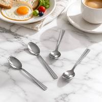 Ensemble de couverts en acier inoxydable pour boîte à lunch, cuillère, fourchette, couteau réutilisables, argenterie avec étui pour l'école, le bureau