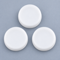 Couvercle Rond Transparent Blanc en Gros pour Contenants Alimentaires, Emballage et Fermeture Supérieure pour Bocaux à Sauce et Boîtes à Boissons