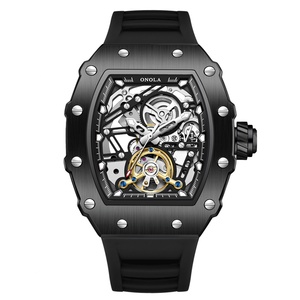 New Luxury Men Watch ONOLA Fashion Fully <b>Automatic</b> Mechanical Watches Man Unique Design Waterproof Tape Watch <b>Wristwatch</b> - Product Image 1