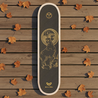 Vente en gros directe d'usine, skateboard en fibre de carbone d'érable canadien de haute qualité, personnalisé, haute vitesse, portable, sports de plein air
