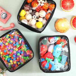 Custom Durable PVC Window <b>Toy</b> <b>Organizer</b> Bags for Kids Clear Window for Living Room Building Blocks <b>Toys</b> - Product Image 6