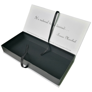 Custom Carton Paper Cardboard Shipping Packaging Gift Black Box - Product Image 4