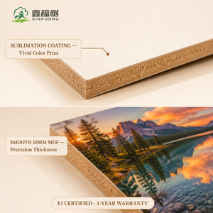 Tablero <span class=keywords><strong>de</strong></span> MDF Moderno con Certificación E1, Superficie Lisa <span class=keywords><strong>de</strong></span> 18 mm <span class=keywords><strong>de</strong></span> Grosor, con Revestimiento <span class=keywords><strong>de</strong></span> Sublimación, Lámina <span class=keywords><strong>de</strong></span> MDF para Manualidades, Marcos <span class=keywords><strong>de</strong></span> Fotos y Regalos - Product Image 2