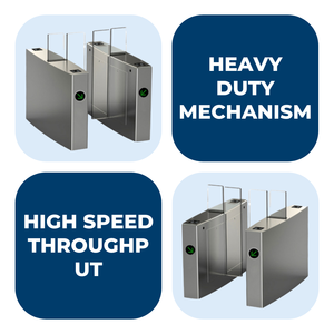 Barrière coulissante intelligente intégrée en acier inoxydable de sécurité moyenne, protection IP54, anti-collision arrière, fabriquée en Chine - Product Image 4