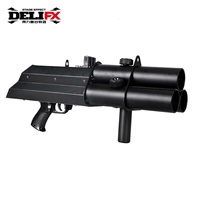 Support 3pcs Canons à confettis Sortie séparée ou simultanée Funfetti Shot Rechargeable 3 têtes Pistolet de fête Machine à confettis