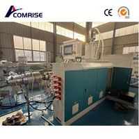 Machine d'extrusion automatique de tubes en plastique HDPE à vis simple de haute qualité, ligne de production de tuyaux en PE HDPE