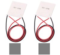 Refroidisseur thermoélectrique 4.8V 40mmX40mm Module de plaque Peltier de refroidissement pour semi-conducteur thermoélectrique pour refroidissement