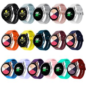 Correa de silicona para Samsung Galaxy Watch Active 2 Watch <span class=keywords><strong>3</strong></span> 4 5 6 45mm 42mm 47mm Gear S3 correa de pulsera para <span class=keywords><strong>Amazfit</strong></span> <span class=keywords><strong>Bip</strong></span> - Product Image 2