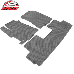 Alfombrillas de látex para Honda Civic 4 puertas 2012-2015, color gris, para todo tipo de clima, estilo OEM, impermeables. - Product Image 3