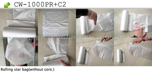 Tự Động Sinh Thái Thân Thiện Phân Hủy Sinh Học Rolling Siêu Thị Shopping <span class=keywords><strong>Bag</strong></span> On Roll Thùng Rác Rác <span class=keywords><strong>Bag</strong></span> Making Machine Với Label - Product Image 3