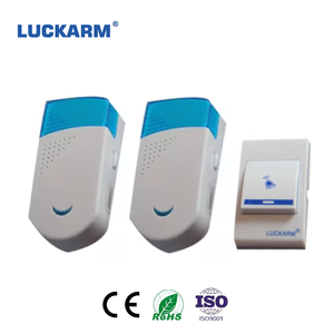 Sonnette électrique moderne certifiée CE, 32 mélodies, sonnette sans fil, 2 récepteurs, sonnette à piles pour la maison, utilisation en supermarché - Product Image 1