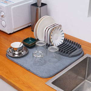 Alfombrilla <span class=keywords><strong>de</strong></span> secado <span class=keywords><strong>de</strong></span> <span class=keywords><strong>platos</strong></span> <span class=keywords><strong>de</strong></span> microfibra con estante plegable, almohadilla <span class=keywords><strong>de</strong></span> secado para <span class=keywords><strong>platos</strong></span>, cuencos <span class=keywords><strong>y</strong></span> utensilios, estante <span class=keywords><strong>de</strong></span> secado para fregadero para mostrador <span class=keywords><strong>de</strong></span> cocina - Product Image 2