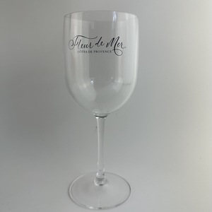 Bicchiere da vino in acrilico trasparente da 16 once per eventi - Product Image 4