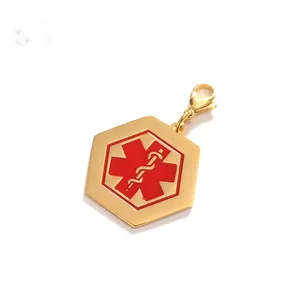 Herstellung von Star of Life Medical Caduceus Ambulanz Paramedic Symbol EMT Schlüsselanhänger Rettung Mediziner Paramediziner Mediziner Schlüsselanhänger Tags