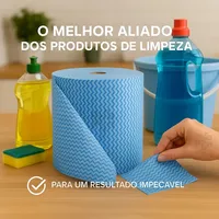 Rouleau de tissu de nettoyage multi-usages en cellulose alvéolée de 140 m pour le nettoyage intensif, rouleau jumbo de 300 m