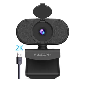 Foscam Bất 1080P/2K/4K Webcam Tốt Nhất Giảm Tiếng Ồn 2K Web Cam 1440P 4mp Webcam Với Mic Loa