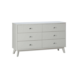 Muebles de Dormitorio de Madera de la Colección EVEREST, Diseño Moderno, Precio de Fábrica, Cómoda de Madera con 6 Cajones - Product Image 1