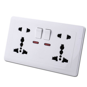 Interruptores y enchufes eléctricos de pared con botón pulsador estándar de la UE de salida de fábrica - Product Image 4