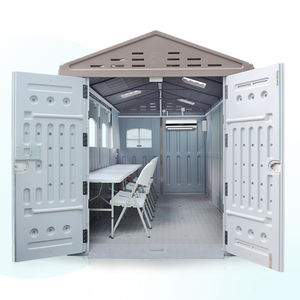 HDPE facile à monter en plastique extensible grand <span class=keywords><strong>abri</strong></span> de <span class=keywords><strong>jardin</strong></span> maison préfabriquée mobile extensible maison préfabriquée - Product Image 2