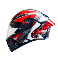Nouveau casque de moto modulaire intégral certifié ABS PC PP DOT pour la course de motocross