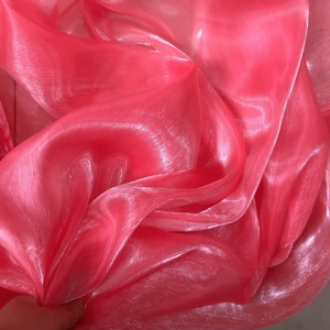 Nouveau design 100% polyester tessuto di rivestimento tissu organza léger organza <span class=keywords><strong>brillant</strong></span> pour jupe robe - Product Image 3