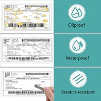 Etiquetas Adhesivas Personalizadas de Fábrica, Ecológicas, Resistentes al Agua y a Altas Temperaturas, Etiquetas Impresas para Supermercados y Tiendas de Comestibles