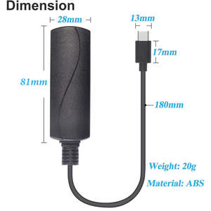 Le plus récent P2C5V USB2.0 100Mbps réseau LAN POE alimentation Type C à RJ45 Powerline USB C Ethernet PoE à Type C <span class=keywords><strong>adaptateur</strong></span> convertisseur - Product Image 2