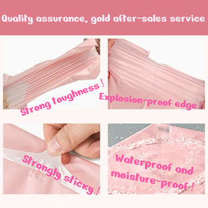 CFC Low MOQ Precio de fábrica Entrega rápida Venta al por mayor especial Impermeable Color Rosa HDPE Express Sobre de plástico Bolsa de embalaje de polietileno - Product Image 6