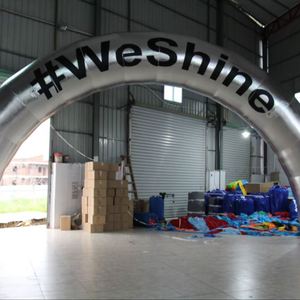 Hot Inflatable Silver We Shine Arch for Outdoor Commercial Advertising Sale Events - Product Image 1