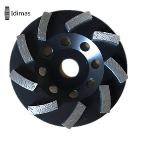 130 mét với 12 * phân đoạn sàn bê tông Mài Cup bánh xe bê tông kim cương Mài đĩa - Product Image 5